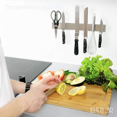 Залепваща стоманена поставка за ножове, снимка 7 - Аксесоари за кухня - 40046920