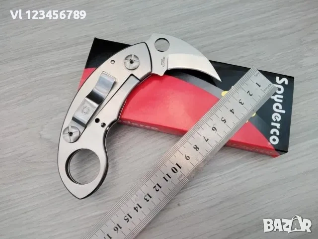 SPYDER CO карамбит Сгъваем джобен нож -Спайдърко, снимка 2 - Ножове - 53830325