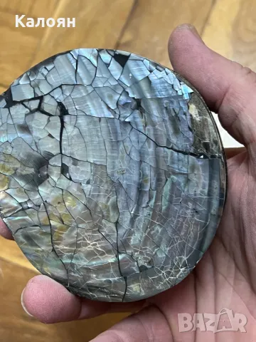 Винтидж Седефена кутийка Мида за бижута от Бали, снимка 3 - Други - 48655915