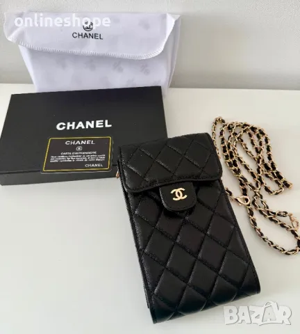 Дамска мини Чанта Chanel ЕСТЕСТВЕНА КОЖА 