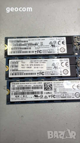 128GB SSD SanDisk X400 M2-2280 (S-ATAIII 6.0,540/520Mbps,TLC), снимка 2 - Твърди дискове - 52704581