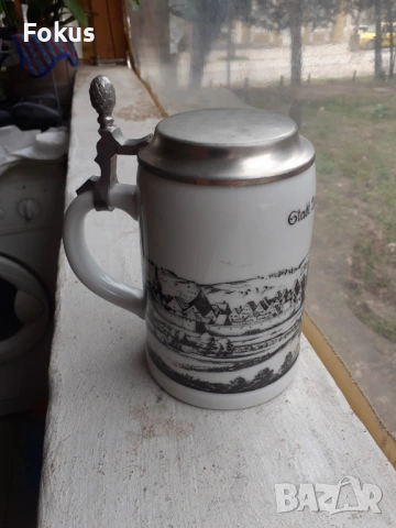 Стара немска халба за бира KPM