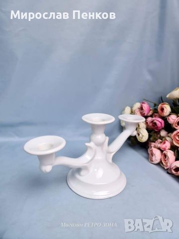 Порцеланов свещник, снимка 1