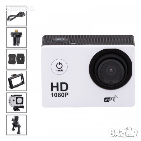 Eкшън камера HD 1080 / Wi-Fi, снимка 3 - Спортна екипировка - 38969511