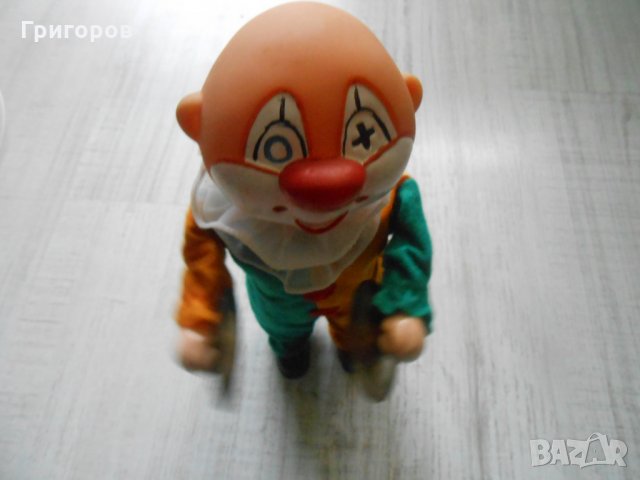 ЛОТ от 2 бр. КЛОУНИ СТАРА МЕХАНИЧНА ИГРАЧКА КЛОУН ЦИРК СССР !!!, снимка 5 - Колекции - 34495742