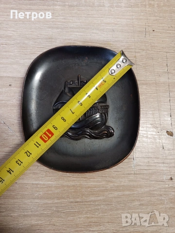 Медно корабче за стена, снимка 4 - Антикварни и старинни предмети - 53476694