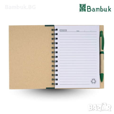 Еко бележник А5 „Зелена мисъл“, снимка 5 - Ученически пособия, канцеларски материали - 52576492