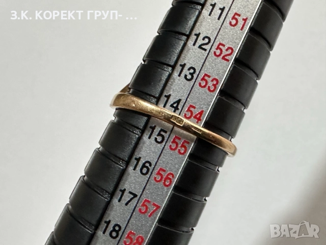 Златен пръстен 14к, 2.48гр, снимка 2 - Пръстени - 52884913