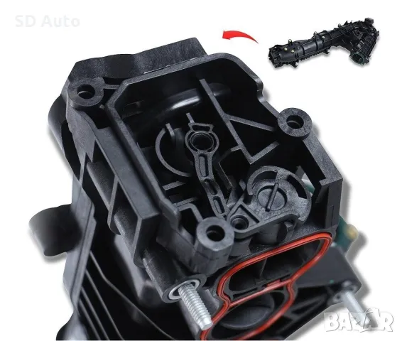 Всмукателен Колектор с вихрови Клапи + комплект уплатнения за  BMW 3,0 d / N57D30A, снимка 4 - Части - 47605921