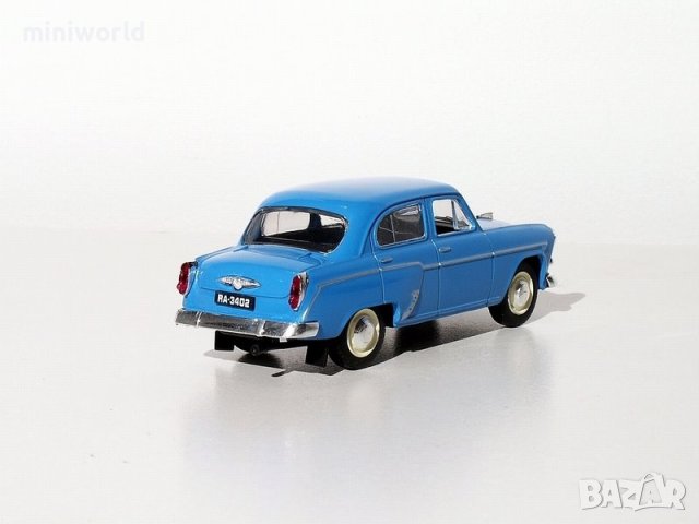 Москвич 407 1958 - мащаб 1:43 на DeAgostini моделът е нов в блистер, снимка 3 - Колекции - 44476520