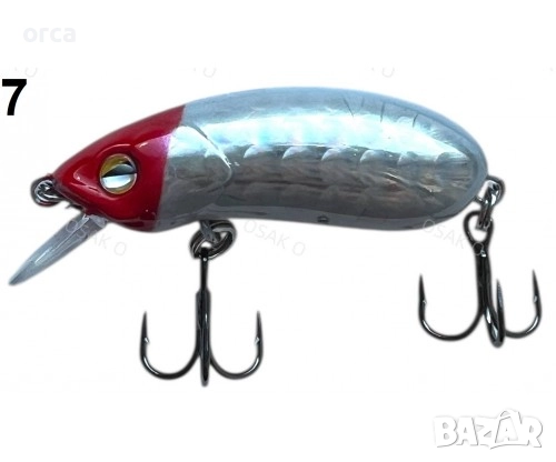 Воблер OSAKO CC35 Floating 35 mm – повърхностен воблер за хищници, снимка 7 - Такъми - 51888043
