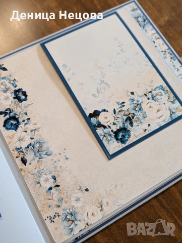 Сватбен албум, ръчно изработен албум за сватба, сватбена картичка, снимка 9 - Подаръци за сватба - 53475167