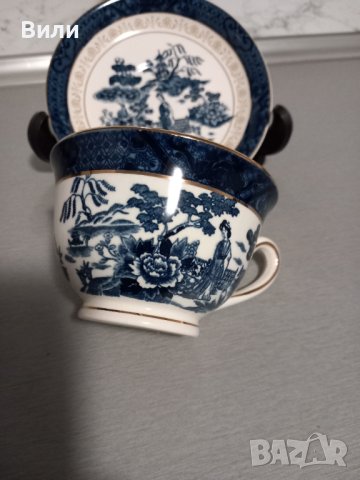 Японски костен порцелан, колекционерска чаша, снимка 5 - Антикварни и старинни предмети - 40761156