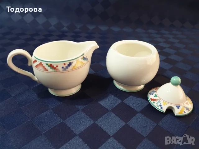 Порцеланови захарница и латиера Villeroy  &  Boch , снимка 3 - Сервизи - 49689254