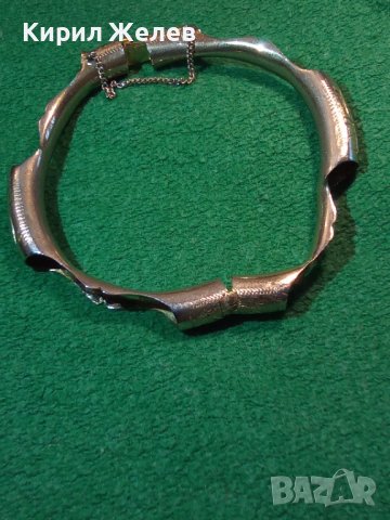 ВИНТИДЖ СТАРА РЕТРО АРТ СТОМАНЕНА ДЪЛБОКО ПОСРЕБРЕНА АРТ ГРИВНА МАЙСТОРСКА ИЗРАБОТКА АНГЛИЯ 25200, снимка 15 - Антикварни и старинни предмети - 34632222