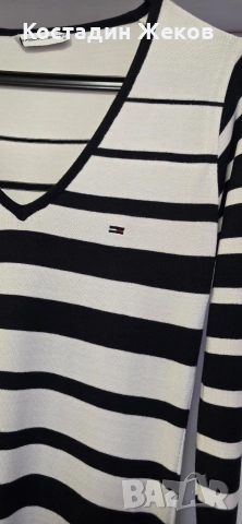  Нова. Дамска оригинална рокличка плетиво. TOMMY HILFIGER , снимка 4 - Рокли - 52673848