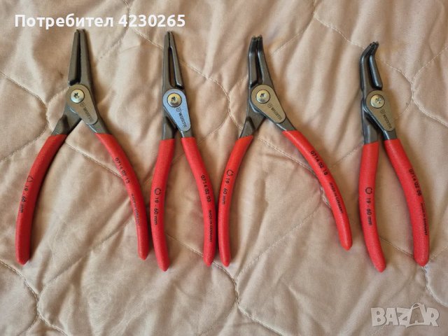 Вюрт - комплект клещи , снимка 2 - Клещи - 49104803