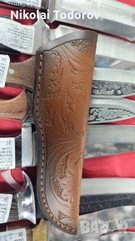 Каний естествена кожа, снимка 7 - Ножове - 49260292