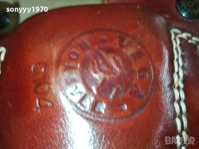 VEGA-HOLSTER 0104-ОРИГИНАЛЕН КОЖЕН КОБУР ЗА РЕВОЛВЕР 2210231653, снимка 4 - Антикварни и старинни предмети - 42674874