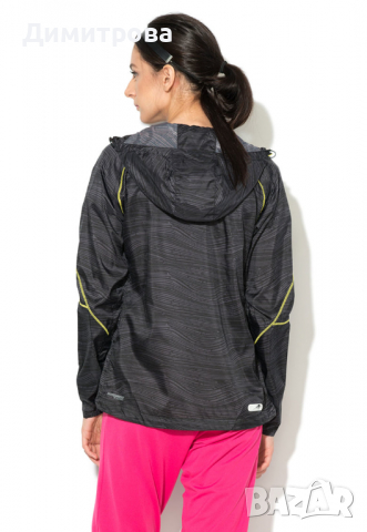 Asics Олекотено спортно яке Fuji в черно ветровка, снимка 2 - Якета - 36324979