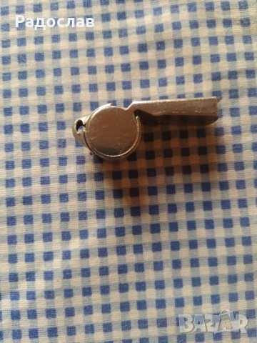 стара метална свирка ,,Спорт ", снимка 2 - Спортна екипировка - 51646311