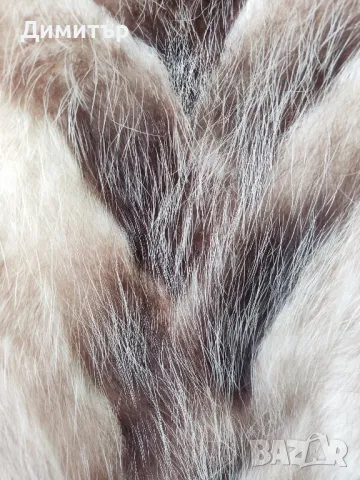Дамско кожено палто от естествен косъм кожух естествена кожа  норка , визон ., снимка 4 - Палта, манта - 48987067