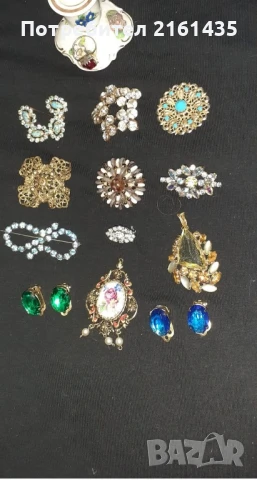 Прекрасни брошки на Яблонекс Чехословакия от 60-те и 70-те години на миналия век , снимка 2 - Други - 50958512