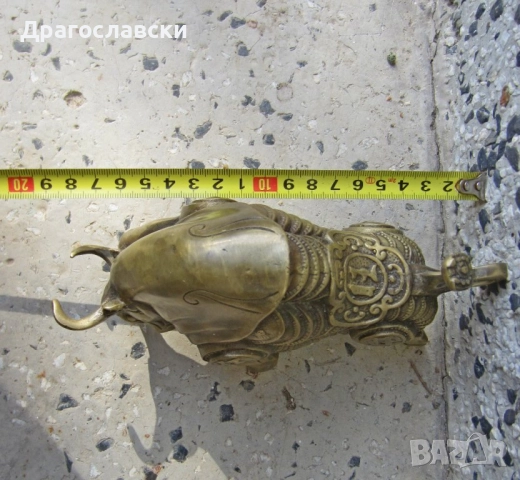 Фигури статуетки преспапие ПИЛЕ ПТИЧЕ месинг БРОНЗ МЕТАЛ ФИГУРА прасе свиня бик статуетка телец коте, снимка 10 - Други ценни предмети - 28881682