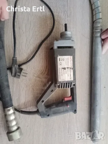 Eberth CV1-E5800 800W – Електрически вибратор за бетон с гъвкав вал (Вибрамашина)
