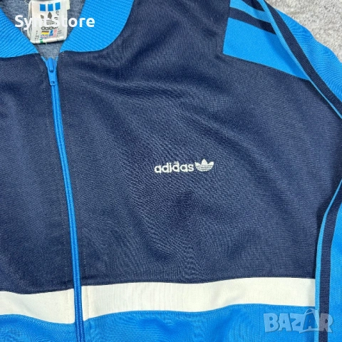 Ретро горнище Adidas Originals, Синьо/Тъмносиньо, Размер L, снимка 4 - Спортни дрехи, екипи - 53637748