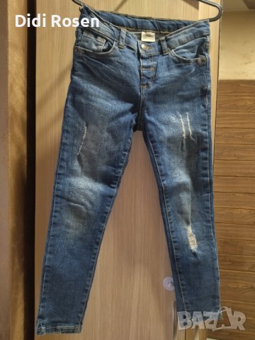 Лот от много запазени 3чф дънки и яке, снимка 1 - Детски панталони и дънки - 44397440