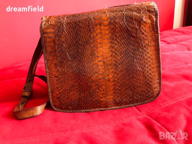 Чанта от змийска кожа, снимка 6 - Чанти - 41620288