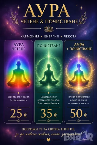 Аура четене и почистване 
