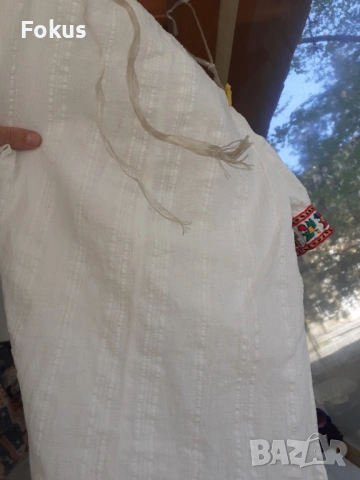 Прекрасна кенарена риза за момиче от носия, шевица, снимка 4 - Антикварни и старинни предмети - 53332964
