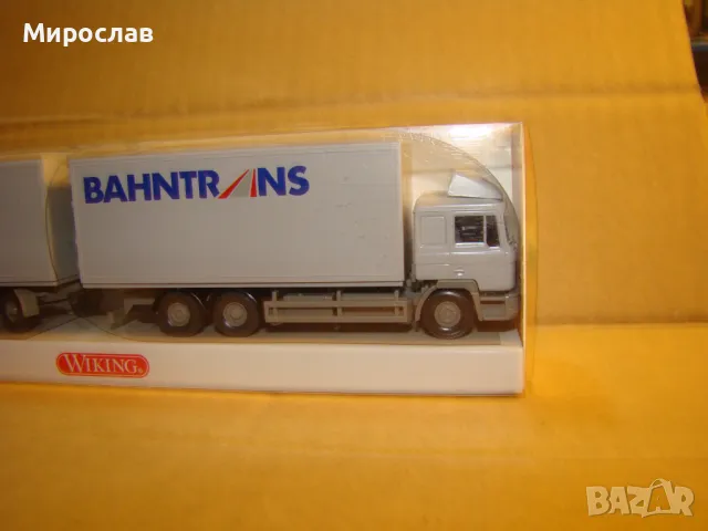 WIKING H0 1/87 MAN  КАМИОН МОДЕЛ ТИР ИГРАЧКА, снимка 5 - Колекции - 48165443
