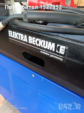 Професионално телоподаващо Elektra BECKUM TYP 170/TL COMBI -TURBO MIG/MAG, снимка 7 - Други инструменти - 53703054