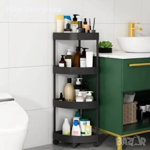 Ъглова въртяща се поставка Corner Storage Rack , снимка 3 - Други стоки за дома - 53871242