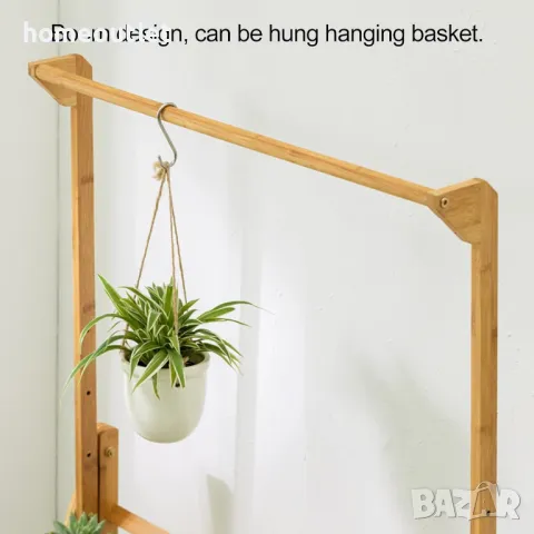 ПРОМОЦИЯ Бамбуков цветарник с многофункционално приложение 8FNZ100-DL-G1, снимка 2 - Други стоки за дома - 49008354