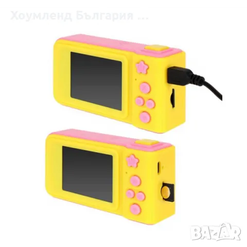 Детски истински цифров фотоапарат с HD заснемане с ПОДАРЪК карта памет, снимка 2 - Фотоапарати - 49525919