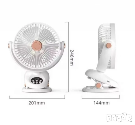Настолен вентилатор с дистанционно управление 