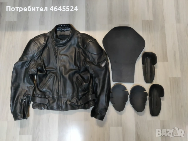 Кожено мото яке ASHMAN размер 52/L, снимка 3 - Аксесоари и консумативи - 53328313