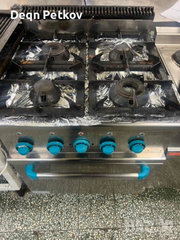 Професионална печка на газ