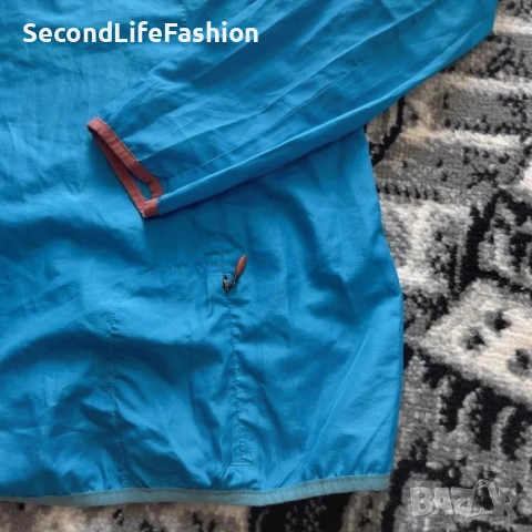 Дамско яке ветровка Adidas размер S синьо , снимка 5 - Якета - 53676483