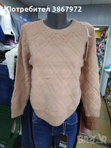 Дамска блуза памук и ангора , снимка 8 - Блузи с дълъг ръкав и пуловери - 52478019