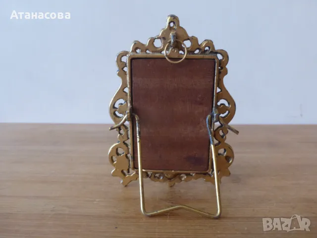 Бронзова рамка за снимка Барок, снимка 5 - Антикварни и старинни предмети - 49943313