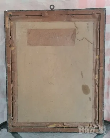 Стара Картина на Христос, снимка 2 - Антикварни и старинни предмети - 48898984