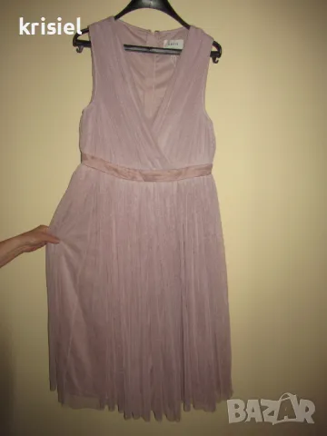 НЕЖНА МНОГО КРАСИВА ОФИЦИАЛНА РОКЛЯ--XL номер, снимка 1