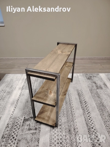 Рафт за обувки (метал и дърво) , снимка 5 - Етажерки - 52673555