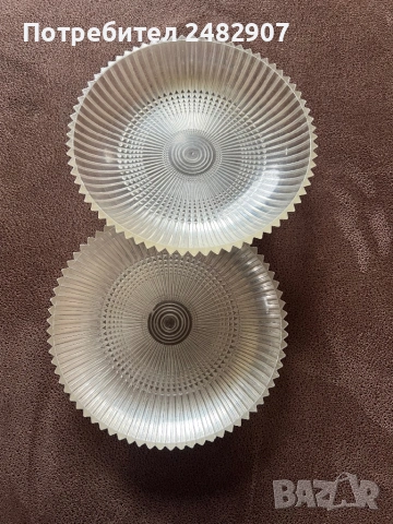 Комплект ретро чинии - 2 броя, снимка 4 - Чинии - 53822487