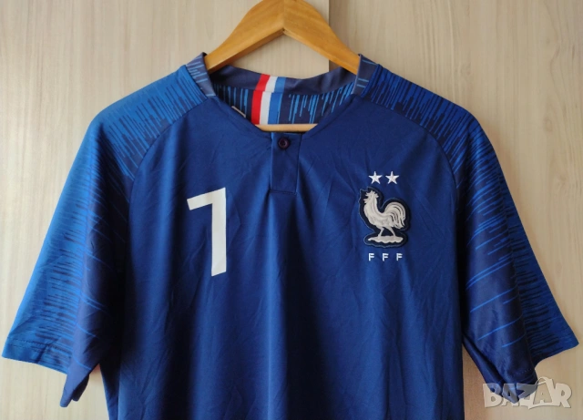 Griezmann #7 - мъжка футболна тениска на Франция, снимка 4 - Спортни дрехи, екипи - 53783279